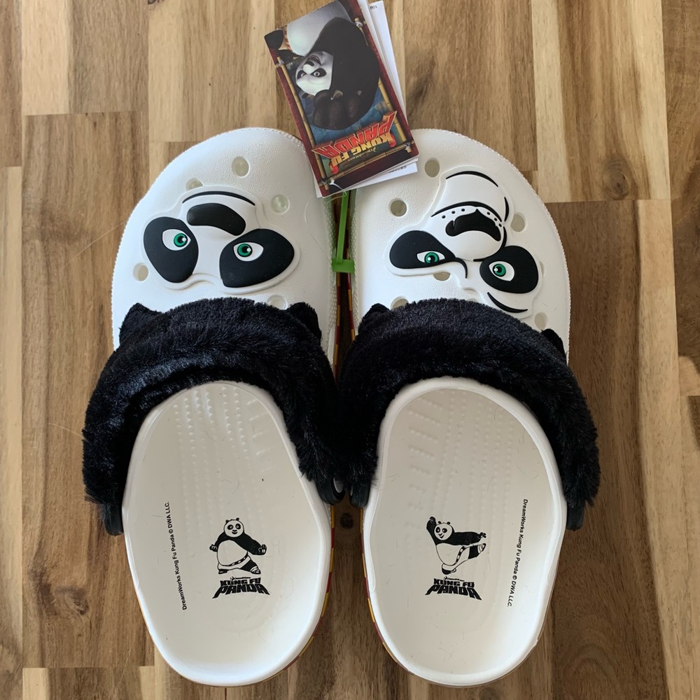 Crocs Kung Fu Panda Classic Clog Sandal shoes Size Women8/J6/38 NWT